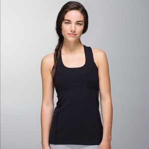 Lululemon Scoop Neck Tank, Black, Size 10